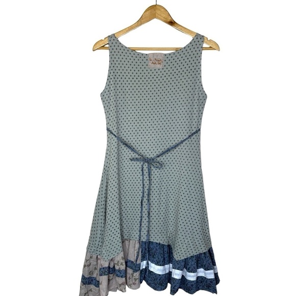 Ian Mosh Shabby Chic Mixed Print Patchwork Dress Size 2 US S - Picture 8 of 8